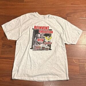 Vintage Reinvent Evolution With Extreme Body Grey Shirt Size Mens XL